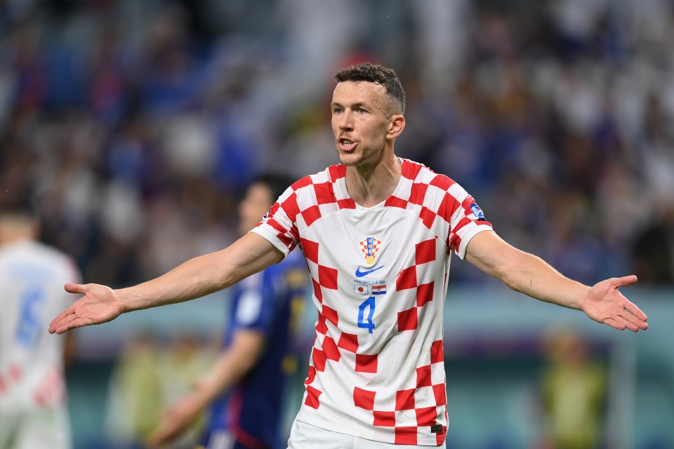 Who does Ivan Perisic play for and has he left Tottenham? Croatian to